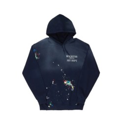 faire pluie navy oversized hoodie