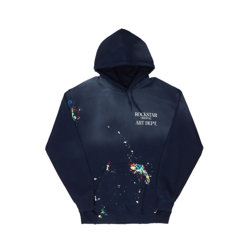 faire pluie navy oversized hoodie