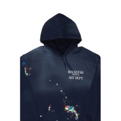 faire pluie navy oversized hoodie