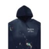 faire pluie navy oversized hoodie