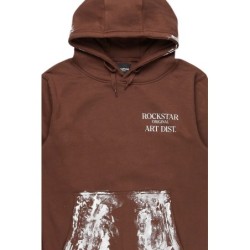 Filipa marron chemise à capuche oversized