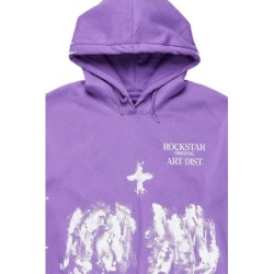 Filipa violet chemise à capuche oversized