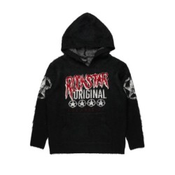 Diandra noir mohair hoodie