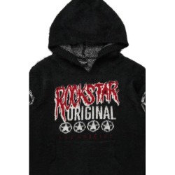 Diandra noir mohair hoodie