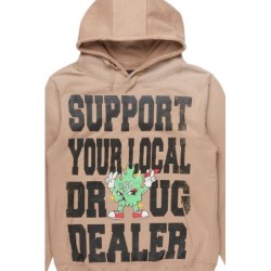 mareona beige chemise à capuche oversized