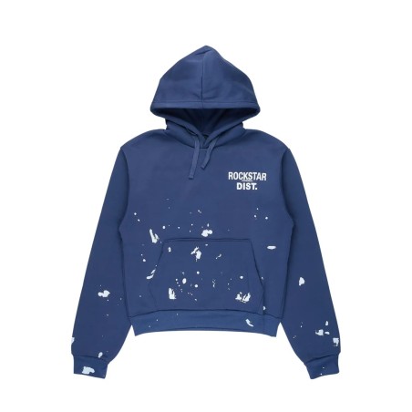 nylia navy chemise à capuche oversized