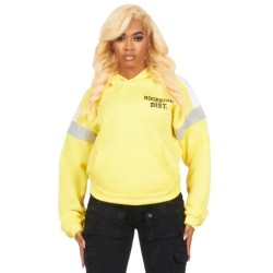 evonne jaune sweat à capuche oversized