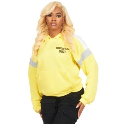 evonne jaune sweat à capuche oversized