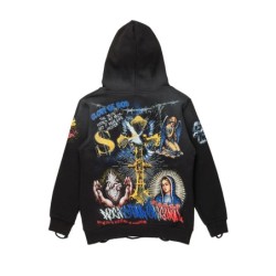 talisa chemise à capuche noire