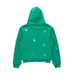 nahomy vert chemise à capuche oversized