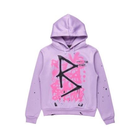 nahomy lavende chemise à capuche oversized