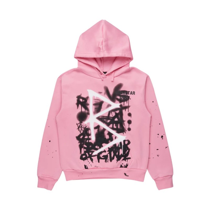 nahomy chemise à capuche rose