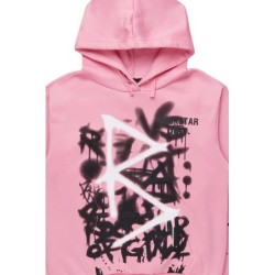 nahomy chemise à capuche rose