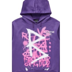 nahomy violet chemise à capuche oversized