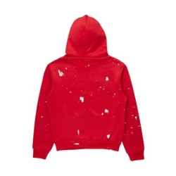 nahomy chemise à capuche rouge