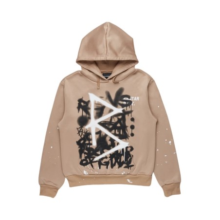 nahomy tan sweat à capuche oversized