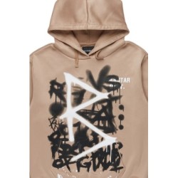 nahomy tan sweat à capuche oversized