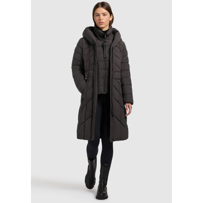 khujo LAIO Manteau d'hiver graphite grey