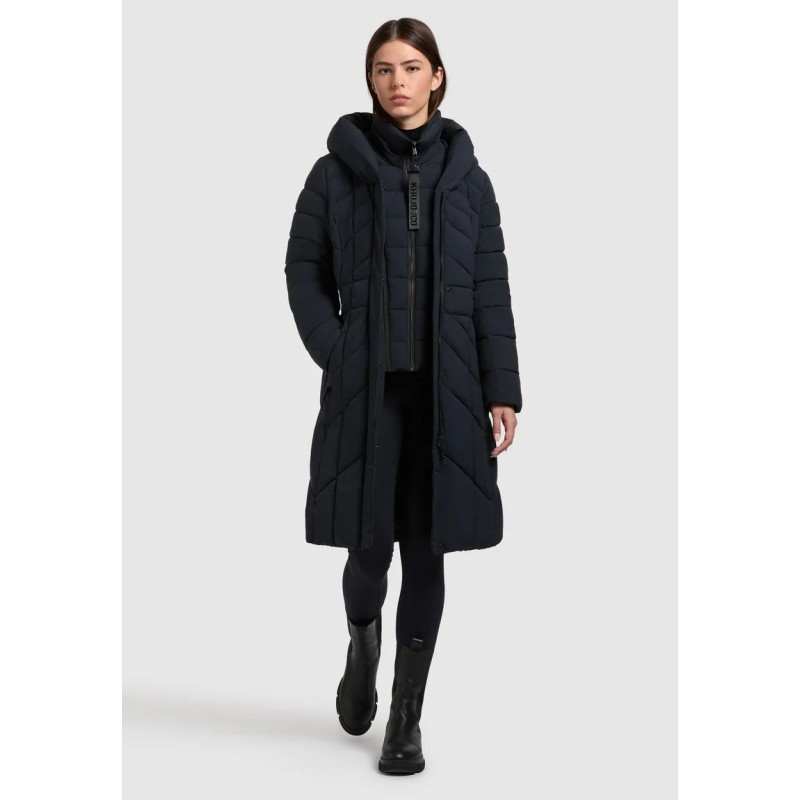 khujo LAIO Manteau d'hiver port blue