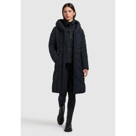 khujo LAIO Manteau d'hiver port blue