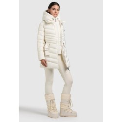 khujo KINA Manteau d'hiver luna white