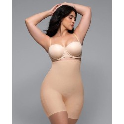 Crème Touch™ Control du ventre lissant impeccable mi-cuisse court