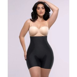 Crème Touch™ Control du ventre lissant impeccable mi-cuisse court