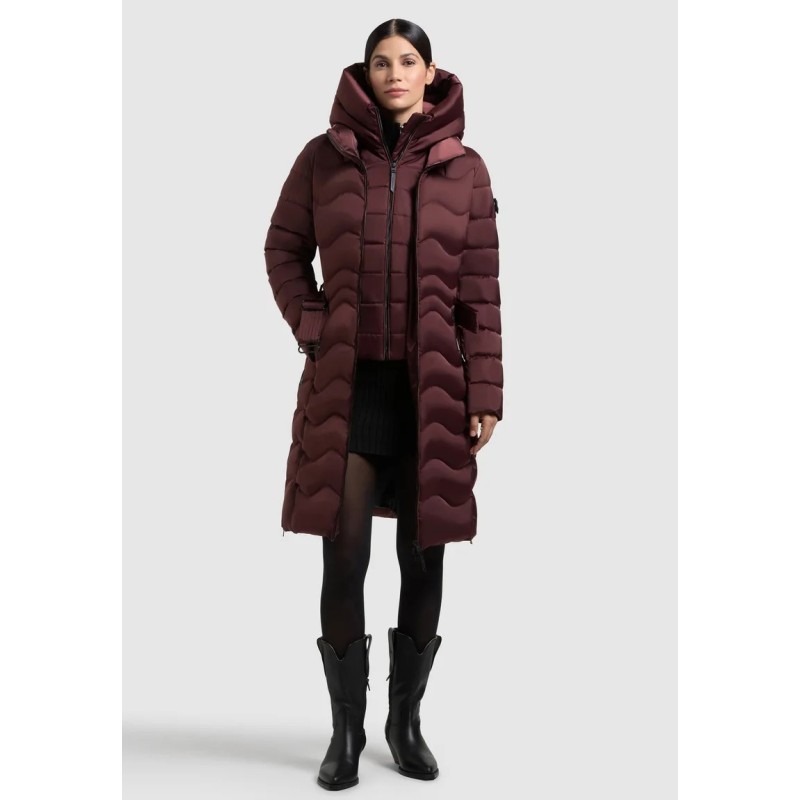 khujo MIRA Manteau d'hiver moscato red