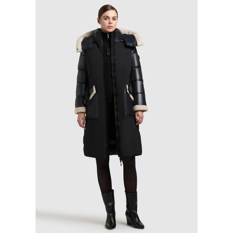 khujo POPPY Manteau d'hiver noir