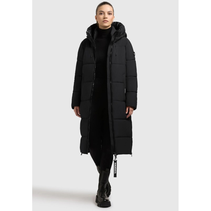 khujo NALU Manteau d'hiver noir