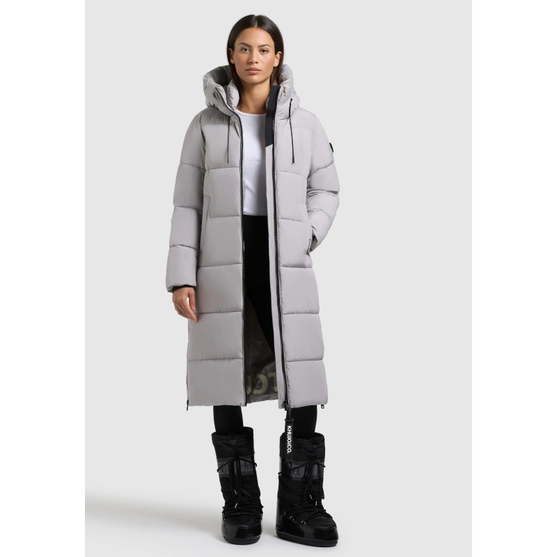 khujo NALU Manteau d'hiver blizzard grey