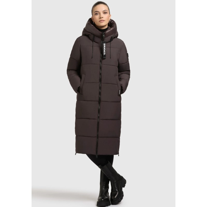 khujo NALU Manteau d'hiver moody plum