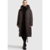 khujo NALU Manteau d'hiver moody plum