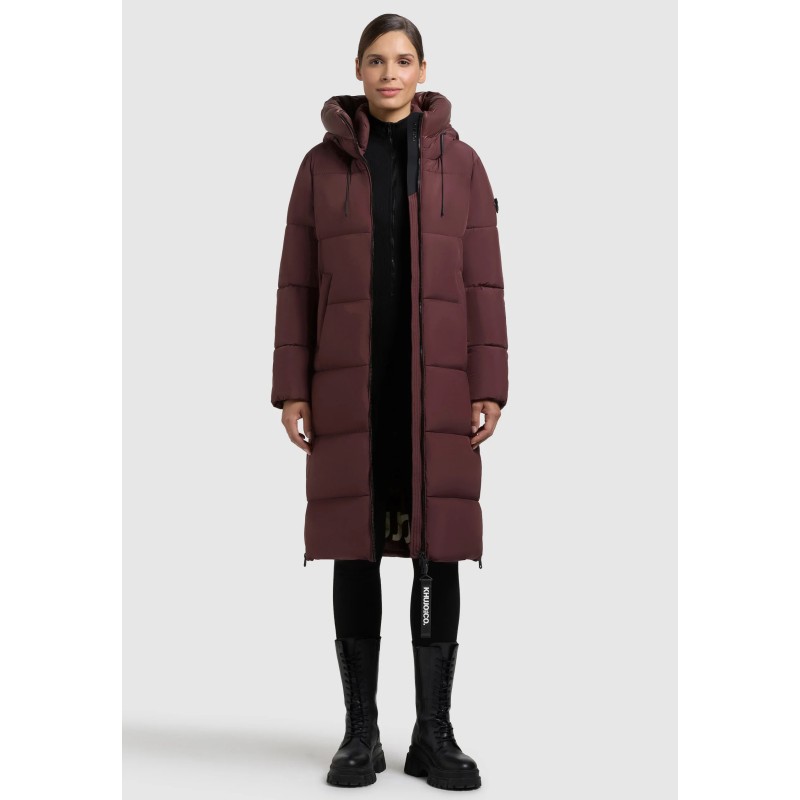khujo NALU Manteau d'hiver moscato red