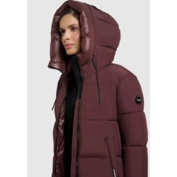 khujo NALU Manteau d'hiver moscato red