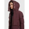 khujo NALU Manteau d'hiver moscato red