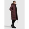 khujo NALU Manteau d'hiver moscato red