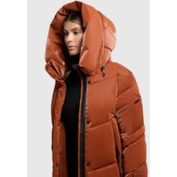 khujo PULSET SHINY Manteau d'hiver sienna brown