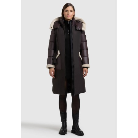 khujo POPPY Manteau d'hiver moody plum