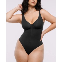 Skin Flow™ Bodysuit à fermeture éclaire avant
