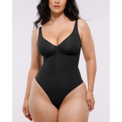 Skin Flow™ Bodysuit à fermeture éclaire avant
