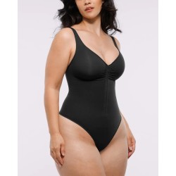 Skin Flow™ Bodysuit à fermeture éclaire avant