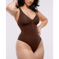 Skin Flow™ Bodysuit à fermeture éclaire avant