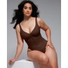 Skin Flow™ Bodysuit à fermeture éclaire avant