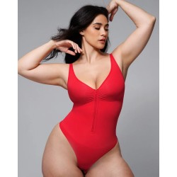 Skin Flow™ Bodysuit à fermeture éclaire avant