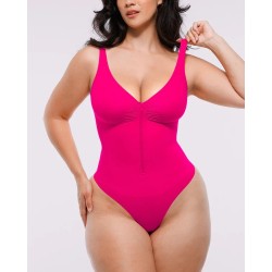 Skin Flow™ Bodysuit à fermeture éclaire avant