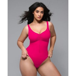 Skin Flow™ Bodysuit à fermeture éclaire avant