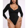 Skin Flow™ Bodysuit à manches longues zipper avant