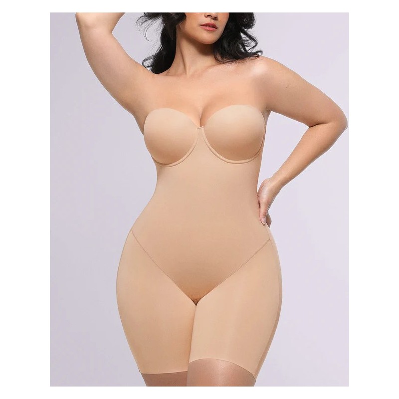 AirSlim® Bodysuit Mid Thigh sans bretelles AirSlim® Bodysuit Mid Thigh sans bretelles