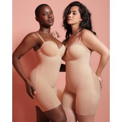 AirSlim® Bodysuit Mid Thigh sans bretelles